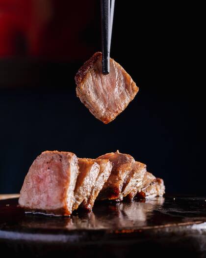 El menú de Gekko destaca por sus cortes de carne de primera calidad