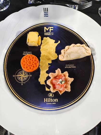 El snack con que fueron recibidos los invitados y los nominados de los Martín Fierro