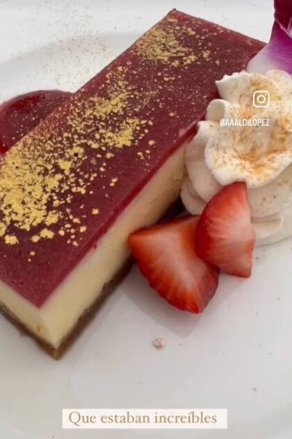 El menú del almuerzo en la que fuera la residencia de Gianni Versace incluye entrada, plato principal y postre (foto), aunque la bebida no está incluída