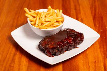 El menú infantil con ribs