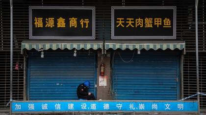 El mercado de Huanan, en Wuhan, estuvo vinculado con los primeros casos de coronavirus.