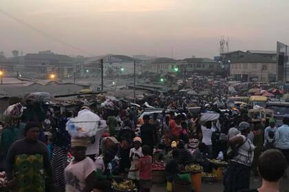 El mercado de Kumasi, en Ghana