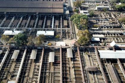 El Mercado de Liniers desde el drone