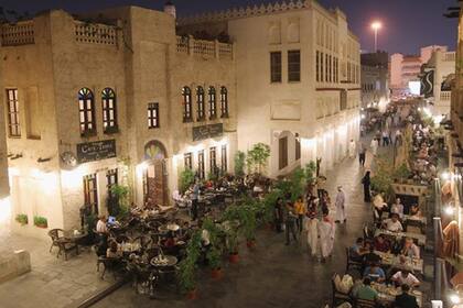 El mercado de Souk Waqif es una réplica del antiguo mercado