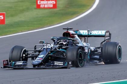 El Mercedes de Hamilton, protagonista principal de la temporada de la F-1
