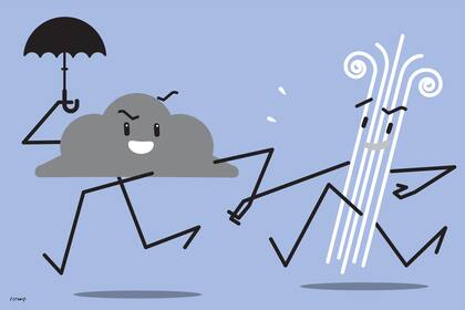 El mes de agosto cierra con un domingo lluvioso y ventoso en el AMBA