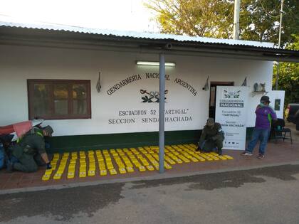 El mes pasado fueron decomisados 245 kilos de cocaína en dos operativos realizados en Tartagal