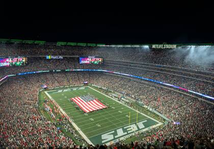 El MetliFe Stadium es uno de los estadios con mayor capacidad de Estados Unidos