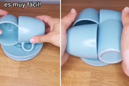 El método japonés para organizar los platos y tazas (imagen ilustrativa)