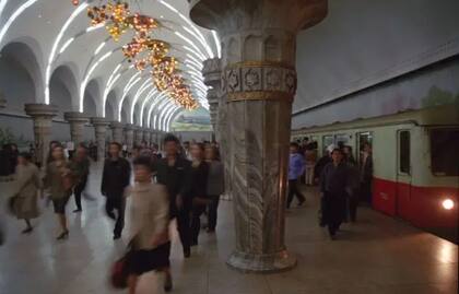 El metro de Pyongyang