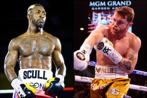 El mexicano Canelo Álvarez pondrá en juego sus títulos contra el campeón invicto William Scull en Riyad, Arabia Saudita (Archivo)