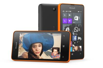 El Microsoft Lumia 430 tiene una pantalla de 4 pulgadas, chip de doble núcleo y 1 GB de RAM