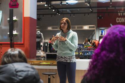 El miércoles 13 de julio el local de adidas Performance en el Alto Palermo fue sede de una Training Talk dictada por Alejandra Hintze