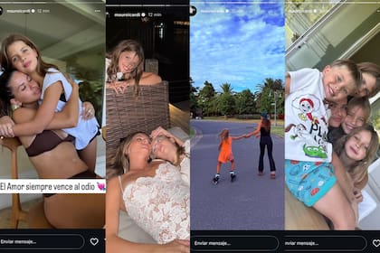 El miércoles por la noche Mauro Icardi publicó fotos de la China Suárez con sus hijas y blanqueó la relación (Foto: Instagram @mauroicardi)