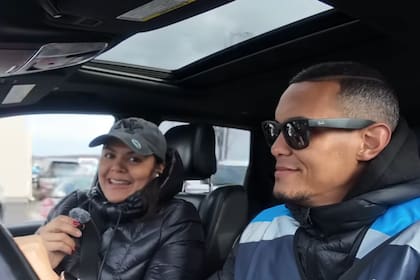 El migrante mostró cómo es un día de rutina como trabajador de Amazon Flex