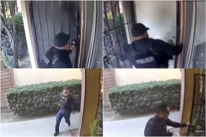 El migrante nicaragüense logró refugiarse en su casa por apenas segundos