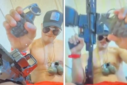 El migrante venezolano hacía posteos en sus redes sociales con armas y granadas