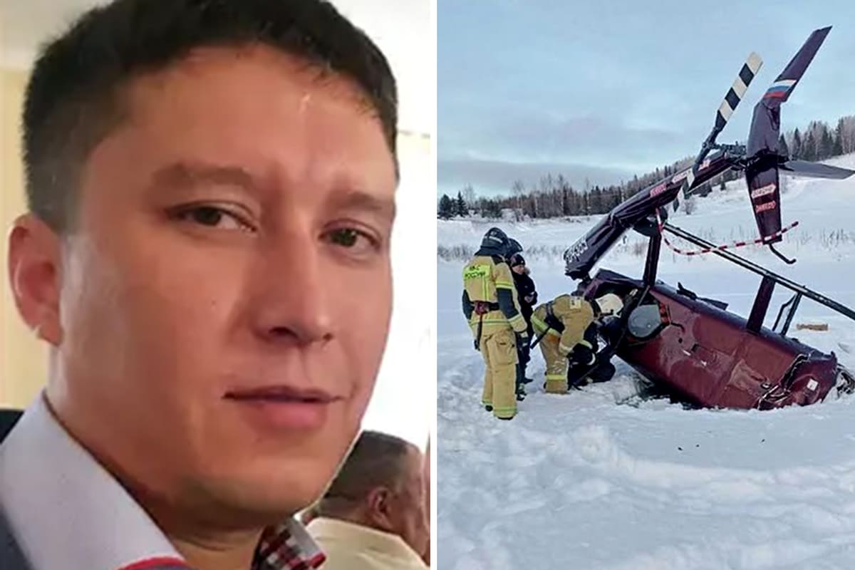 Um magnata russo morreu em um acidente de helicóptero enquanto sobrevoava um complexo turístico Um magnata russo morreu em um acidente de helicóptero enquanto sobrevoava um complexo turístico