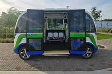 Así es el primer bus autónomo del país: lo trajo el ITBA y se puede usar para recorrer el Parque de la Innovación