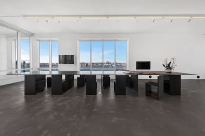 El minimalista en este ático es absoluto