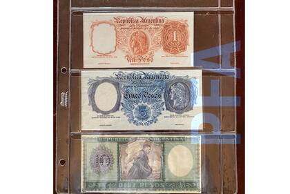 Parte de los bocetos recuperados en los Estados Unidos