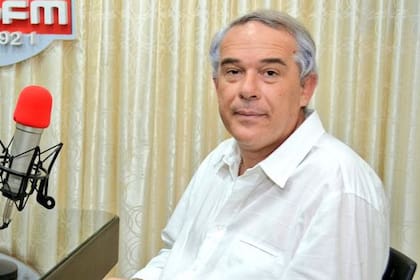 El ministro de Agricultura, Luis Gneiting, uno de los pasajeros