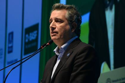 El ministro de Agroindustria de la Nación, Luis Miguel Etchevehere, en su discurso