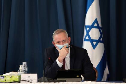 El ministro de Defensa israelí Benny Gantz
