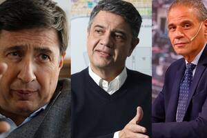 El ministro de Desarrollo Social, Daniel Arroyo, el intendente Jorge Macri y el doctor Roberto Debbag, en un debate cruzado.