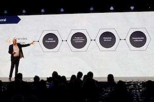 El Ministro de Desregulación, Federico Sturzenegger, explica el plan de transformación estatal