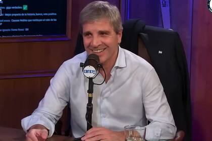 El ministro de Economía, Luis Caputo