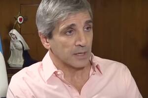 El ministro de Economía Luis Caputo en LN+