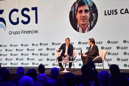 El ministro de Economía, Luis Caputo, también participará del evento del IAEF