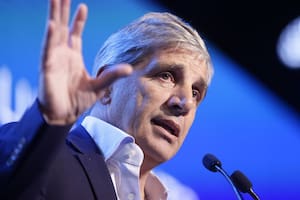 El ministro de Economía, Luis "Toto" Caputo