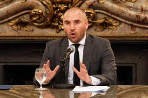 El Ministro de Economía, Martín Guzmán