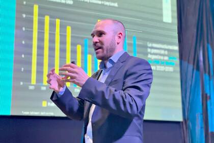 El ministro de economía Martín Guzmán en Comodoro Rivadavia