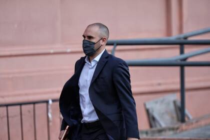 El ministro de economía Martín Guzmán en la Casa Rosada