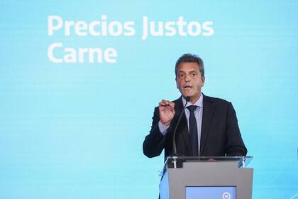 El ministro de Economía, Sergio Massa, a la vez jefe del Frente Renovador
