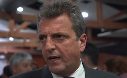 El ministro de Economía y candidato a presidente de Unión por la Patria, Sergio Massa