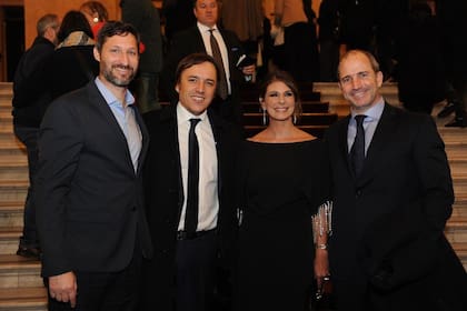 Francisco Seghezzo, CEO de S.A. LA NACION, junto a José Del Rio, secretario general de redacción, Milagro Medrano, directora de comunicación del Banco Macro y Gervasio Marques Peña, director comercial de LA NACION