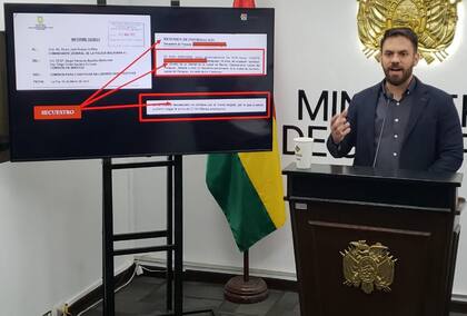 El ministro de Gobierno de Bolivia, Eduardo del Castillo