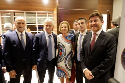 El ministro de Justicia, Mariano Cúneo Libarona, en el momento de su llegada a la cena anual de la Asociación de Magistrados