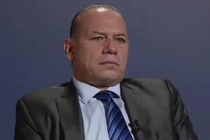 El ministro de Seguridad bonaerense Sergio Berni con Luis Novaresio, en +Entrevistas.
