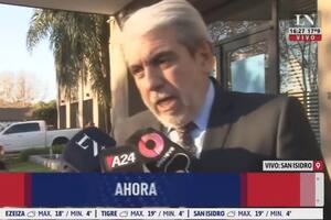 El ministro de Seguridad de la Nación, Aníbal Fernández