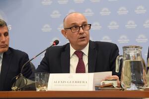 El ministro de Transporte, Alexis Guerrera, en la Comisión de Presupuesto de la Cámara baja