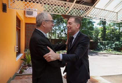 El ministro del Interior, Diego Santilli, con el gobernador Passalacqua en Misiones