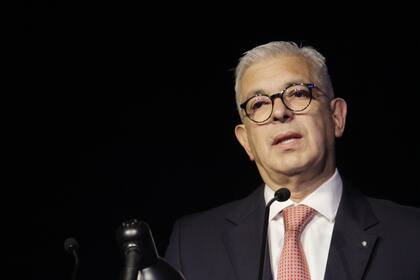 El ministro Julián Domínguez durante su discurso en los premios CITA