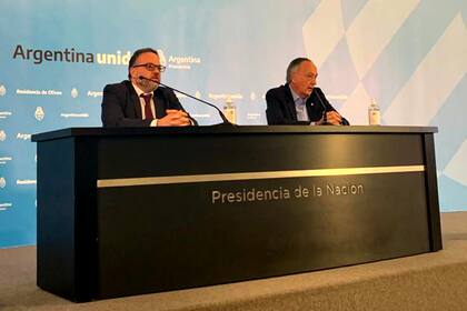 El ministro Matías Kulfas y Miguel Acevedo, de UIA