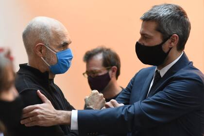 Rodríguez Larreta y Matías Lammens se mostraron juntos el lunes pasado