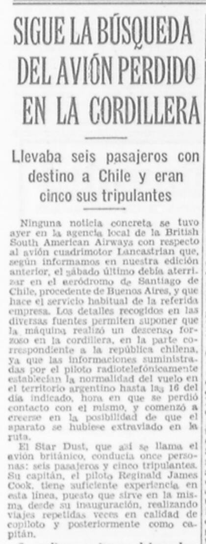 El misterio del Star Dust hasta generó tensión diplomática entre la Argentina y Gran Bretaña